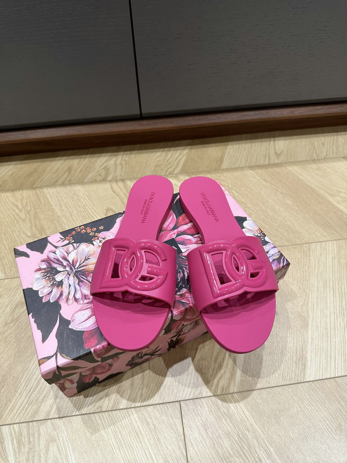 D&G Rubber Beachwear Sliders SDG62703