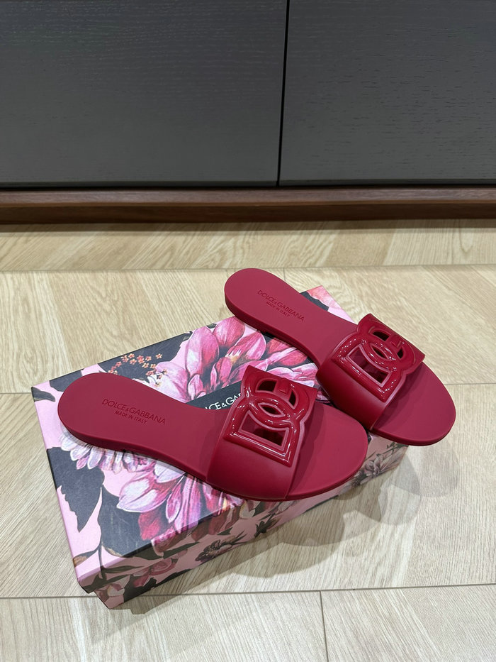 D&G Rubber Beachwear Sliders SDG62704