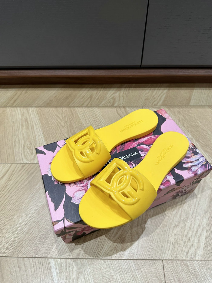 D&G Rubber Beachwear Sliders SDG62706