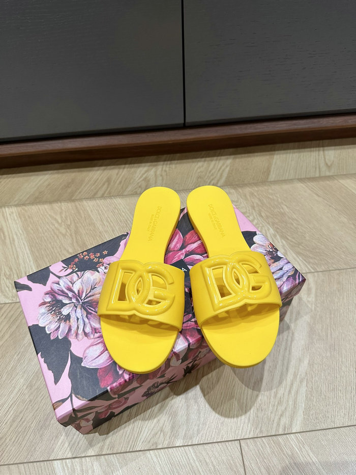 D&G Rubber Beachwear Sliders SDG62706