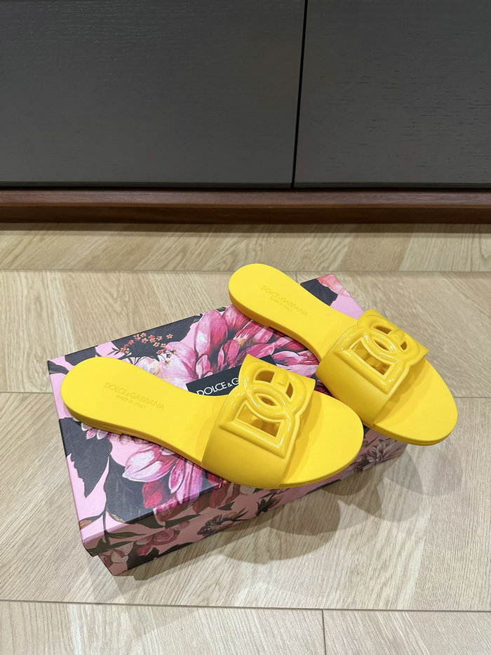 D&G Rubber Beachwear Sliders SDG62706