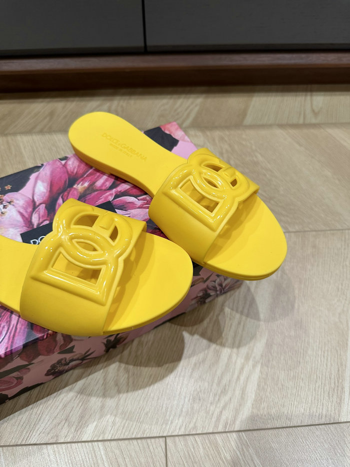 D&G Rubber Beachwear Sliders SDG62706