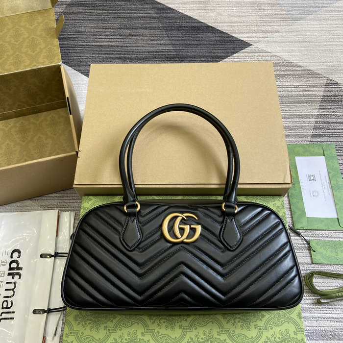 Gucci GG Marmont Medium Top Handle Bag 795218 Black