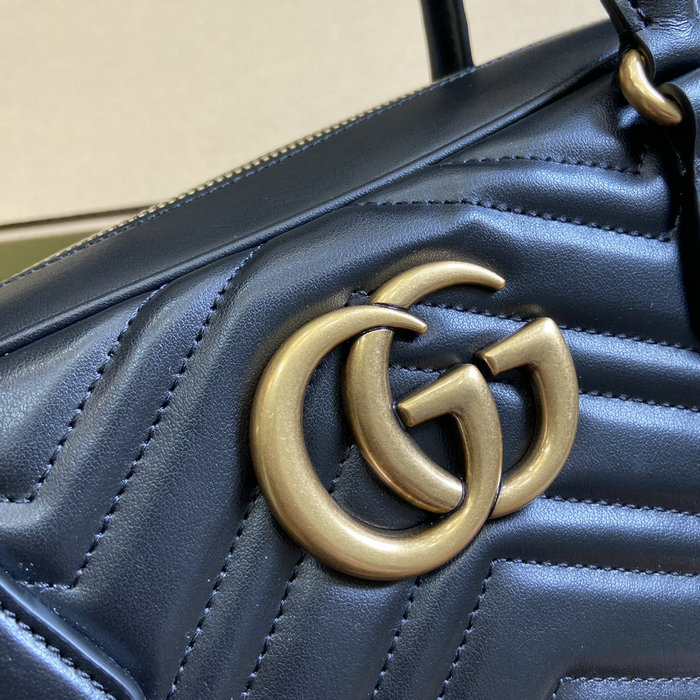 Gucci GG Marmont Medium Top Handle Bag 795218 Black