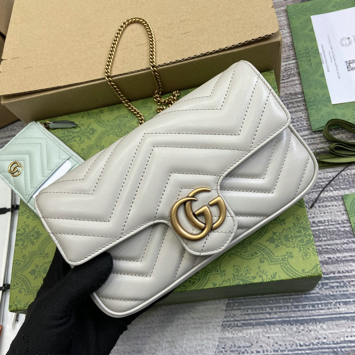 Gucci GG Marmont Mini Bag 751526 Grey