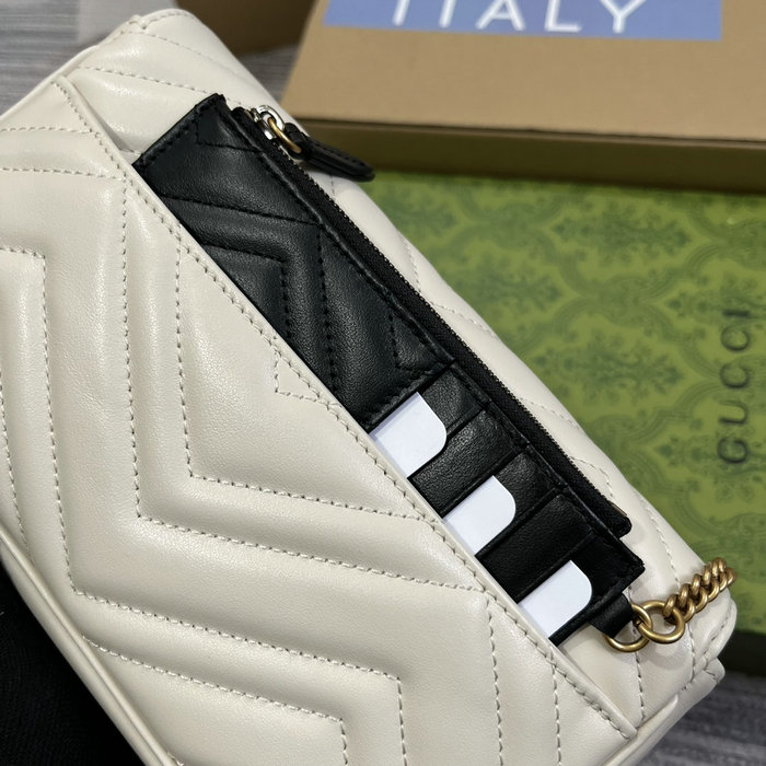 Gucci GG Marmont Mini Bag 751526 White