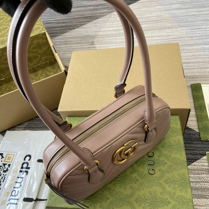 Gucci GG Marmont Small Top Handle Bag 795199 Pink