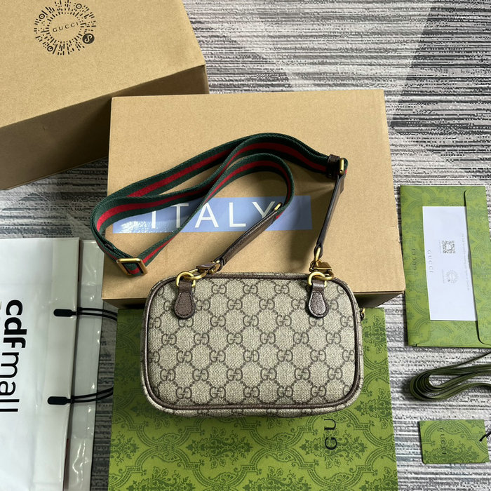 Gucci Ophidia GG Mini Bag 746308 Brown