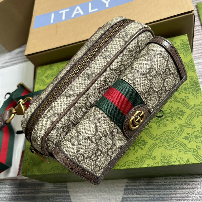 Gucci Ophidia GG Mini Bag 746308 Brown