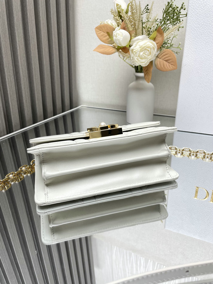 Mini Dior Ange Bag M4401 White