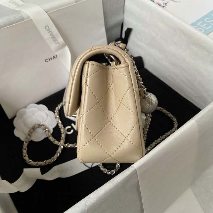 Small Chanel Flap Bag AS1787 Beige