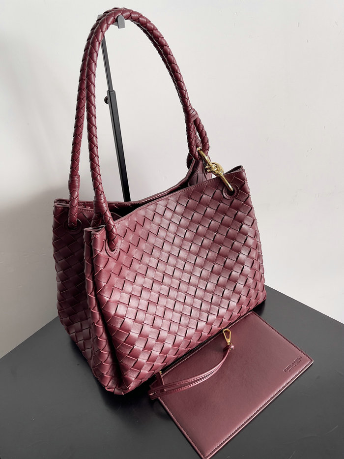 Bottega Veneta Large Parachute 796571 Burgundy