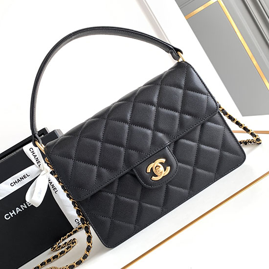 Chanel Flap Bag with Top Handle AS4039 Black
