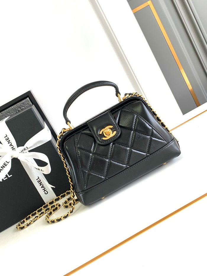 Chanel Mini Bag with Top Handle AS4958 Black