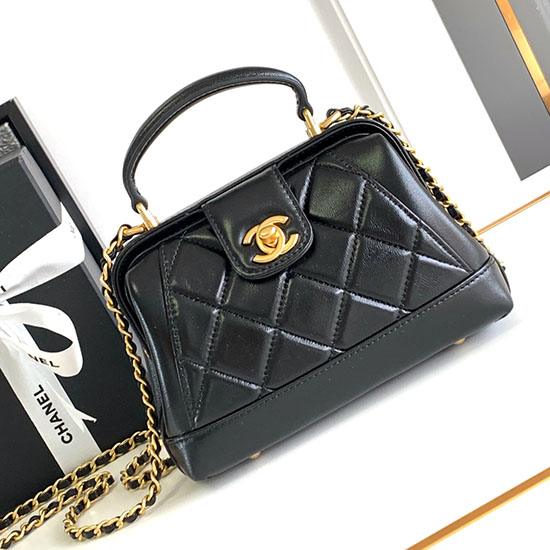 Chanel Mini Bag with Top Handle AS4958 Black