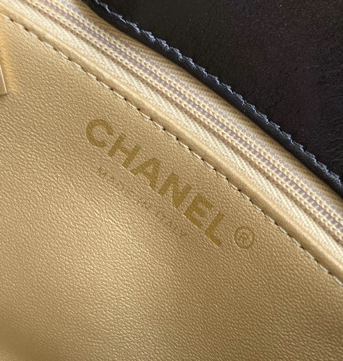 Chanel Mini Coco Handle Bag Black AS2215