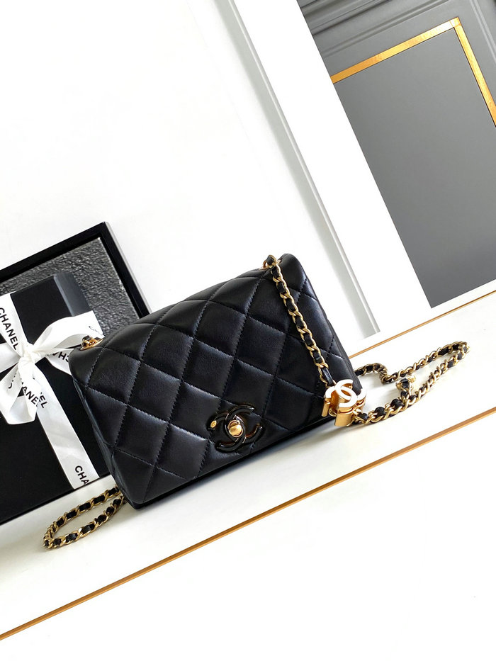 Chanel Small Flap Bag Black AS4966