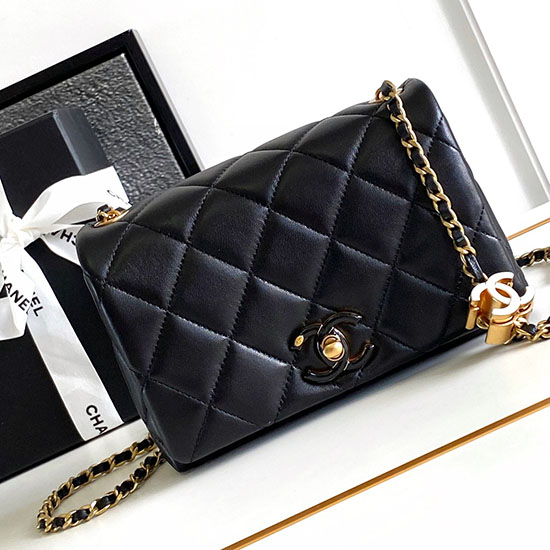 Chanel Small Flap Bag Black AS4966