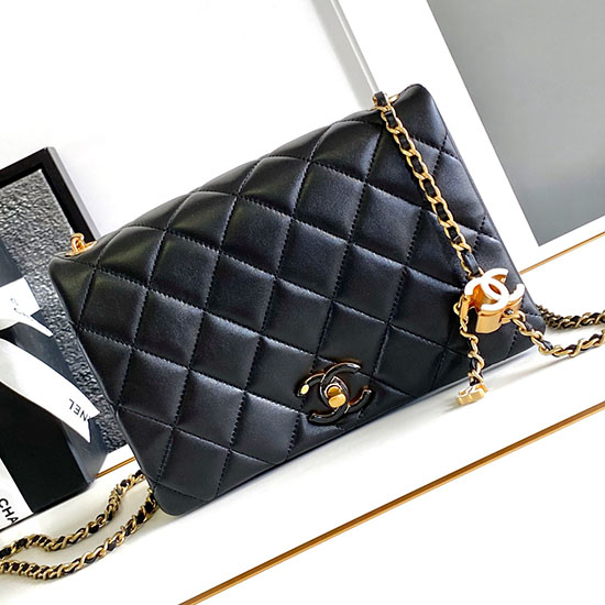 Chanel Small Flap Bag Black AS4967