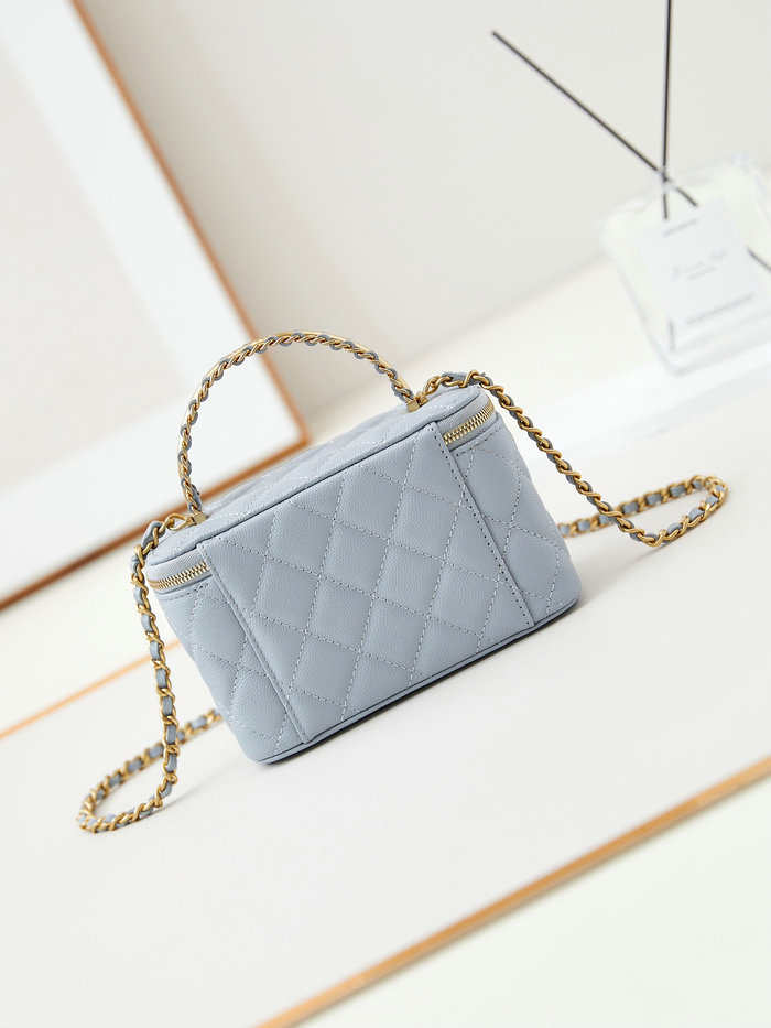 Chanel Small Vanity Case AP4056 Blue