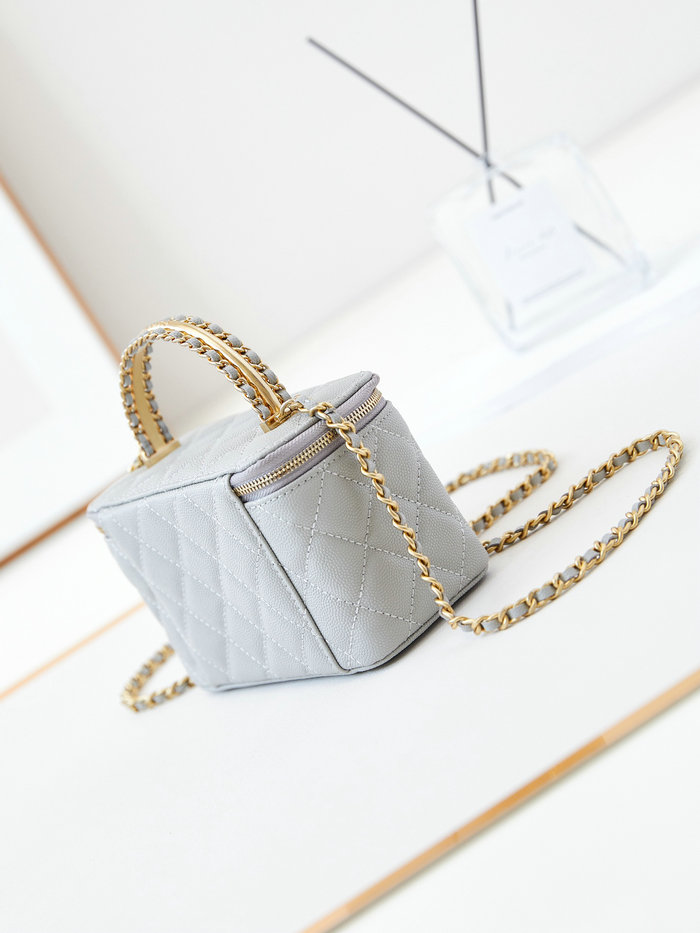 Chanel Small Vanity Case AP4056 Grey