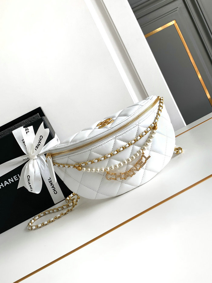 Chanel Waist Bag AS4991 White