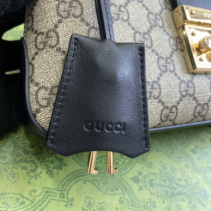 Gucci Padlock Small Shoulder Bag 811705 Black