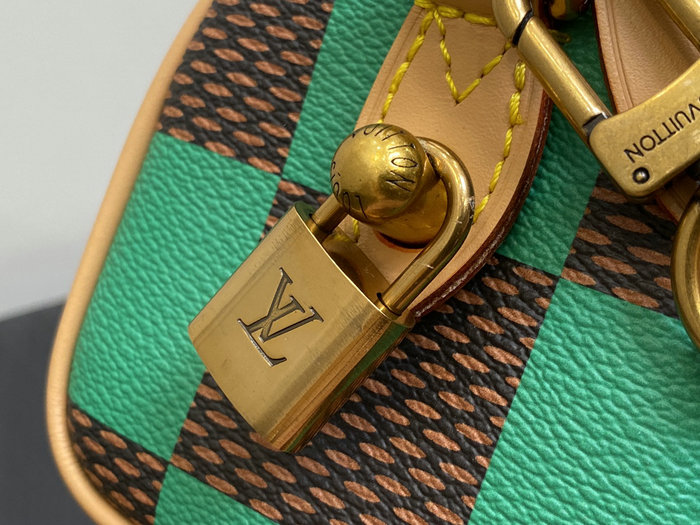 Louis Vuitton Speedy 18 Bandouliere Damier Pop N40611 Green