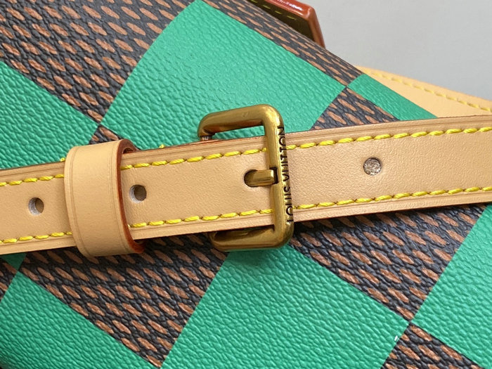 Louis Vuitton Speedy 18 Bandouliere Damier Pop N40611 Green