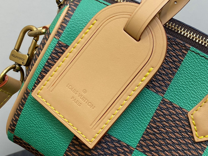 Louis Vuitton Speedy 18 Bandouliere Damier Pop N40611 Green