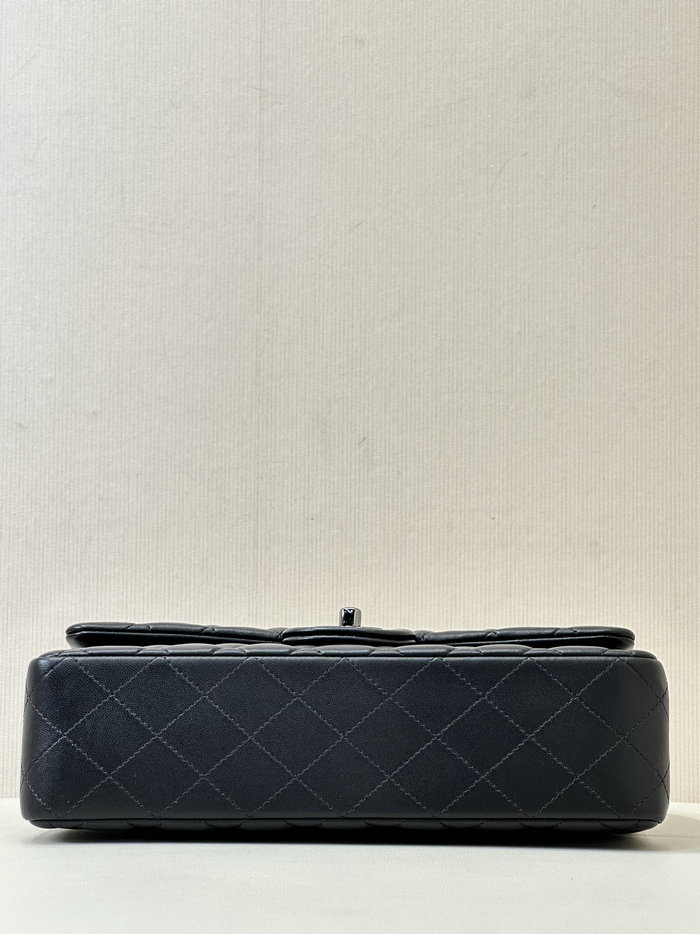 Medium Chanel Lambskin Flap Bag A01112 Black