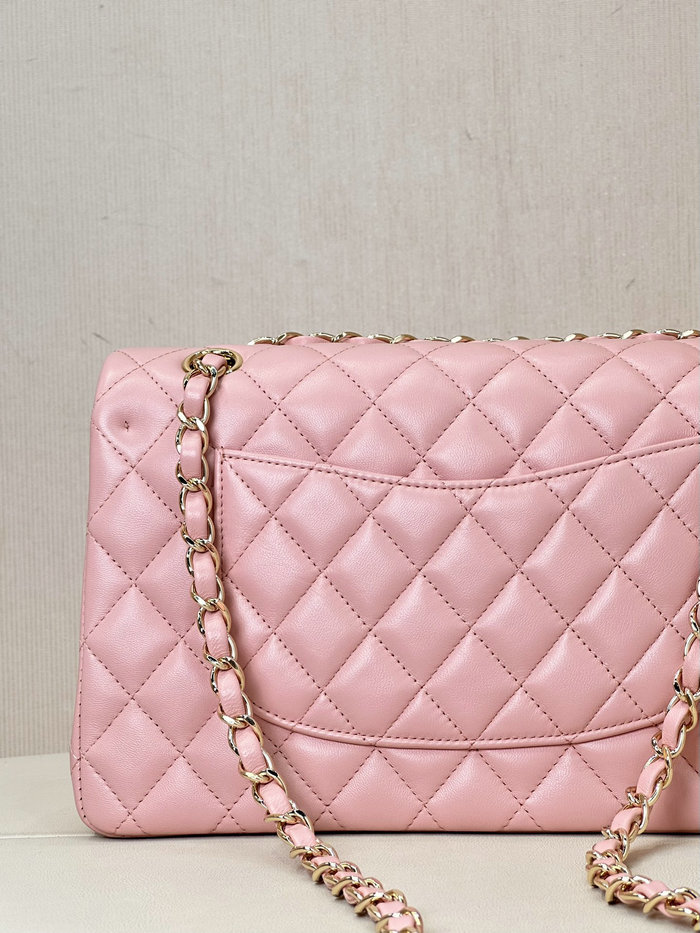 Medium Chanel Lambskin Flap Bag A01112 Pink