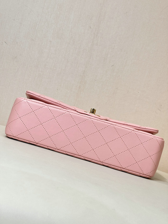 Medium Chanel Lambskin Flap Bag A01112 Pink