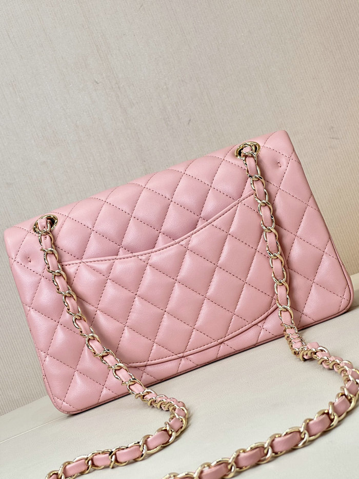 Small Chanel Lambskin Flap Bag A01117 Pink