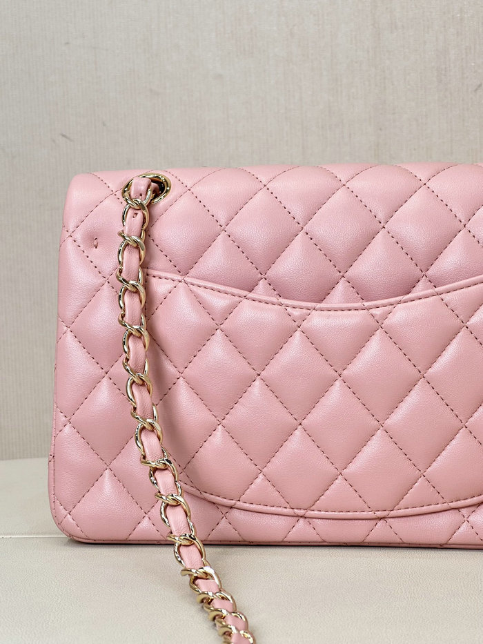 Small Chanel Lambskin Flap Bag A01117 Pink