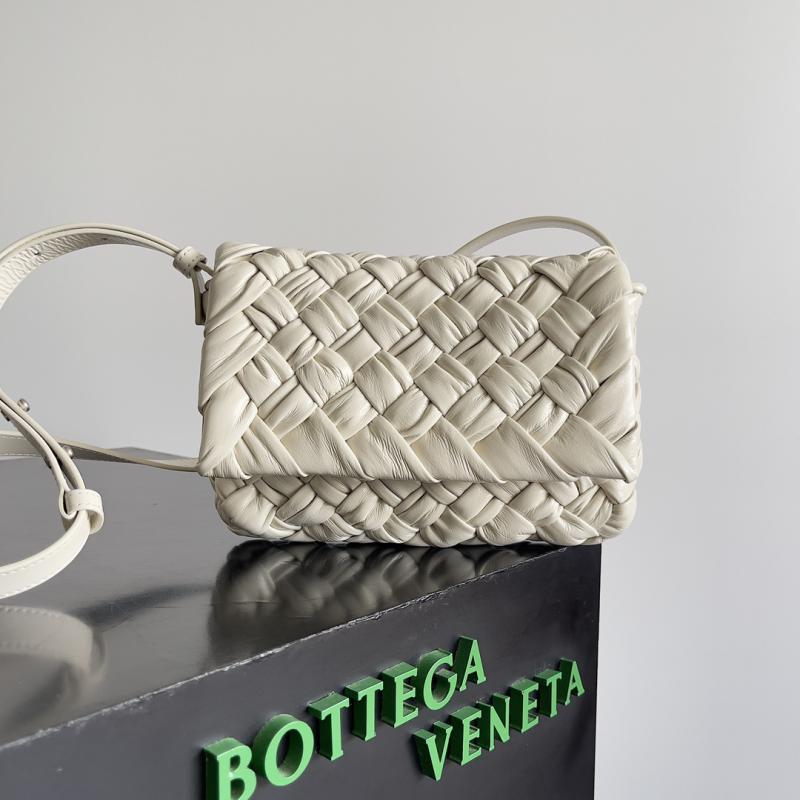 Bottega Veneta Small Rumple Messenger 787113 Sea Salt