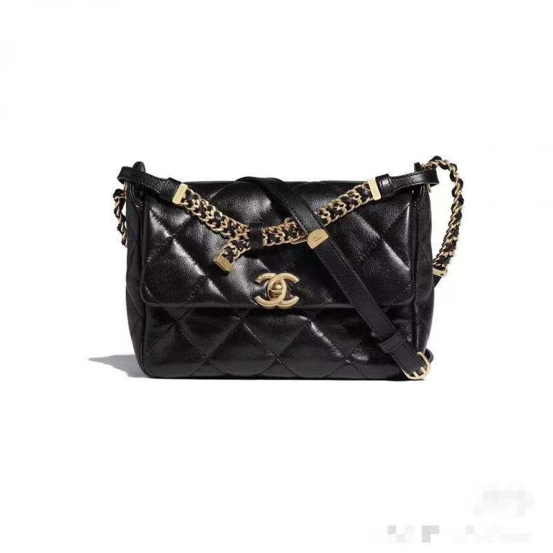 Chanel Lambskin Flap Shoulder Bag AS4305