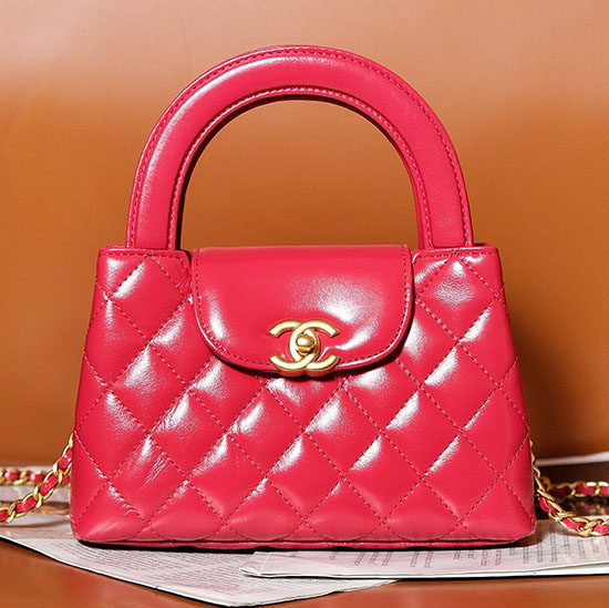 Chanel Mini Kelly Shopping Bag Rose AS4416