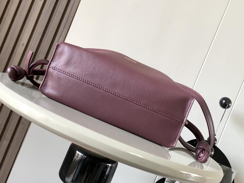 Loewe Mini Flamenco Clutch L9044 Burgundy