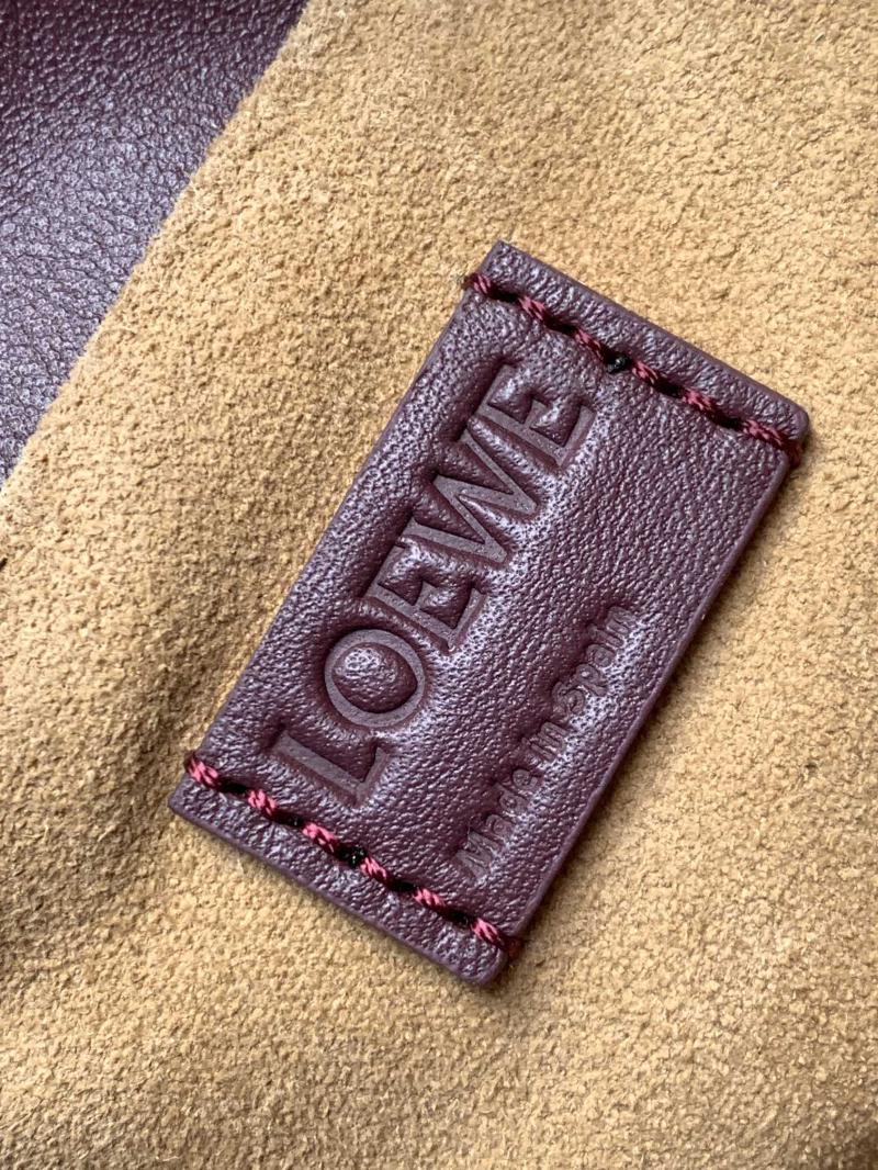 Loewe Mini Flamenco Clutch L9044 Burgundy