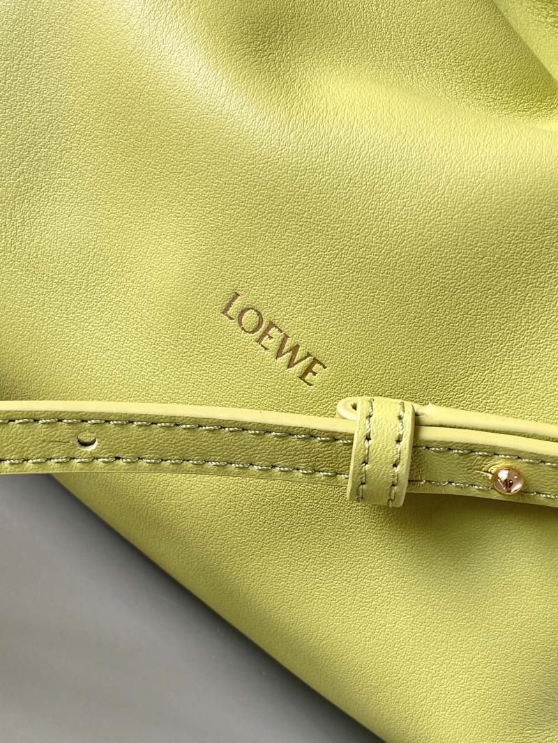 Loewe Mini Flamenco Clutch L9044 Lime Yellow