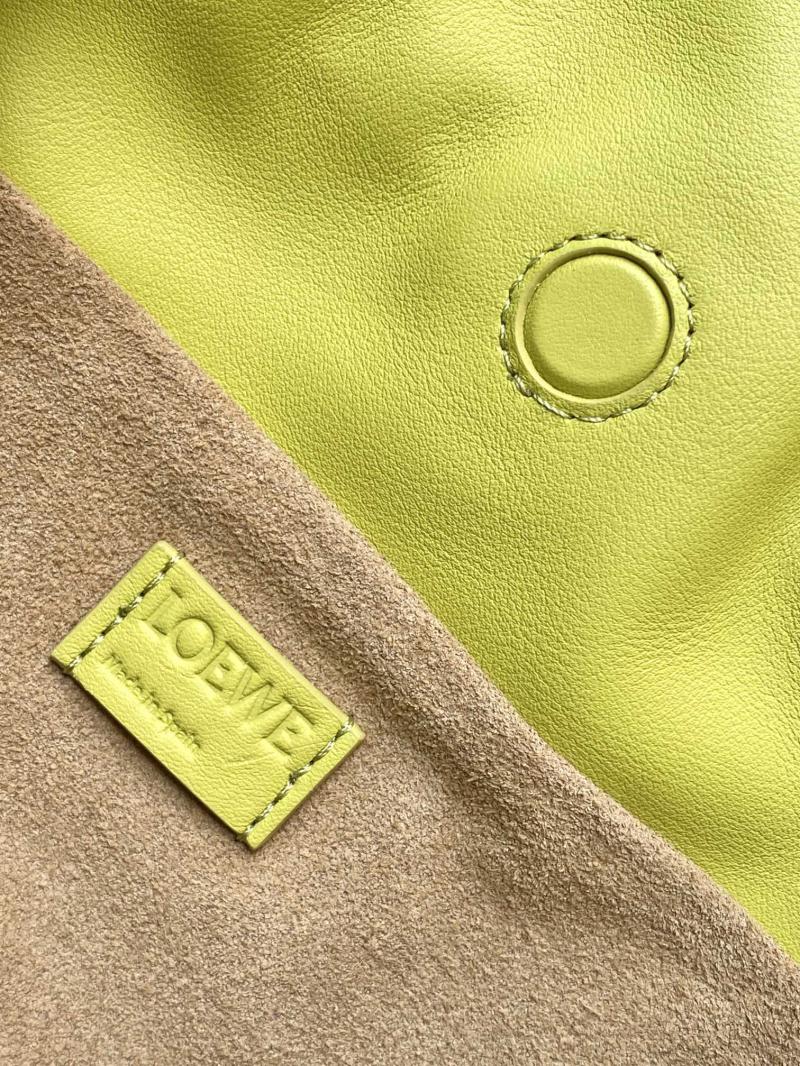 Loewe Mini Flamenco Clutch L9044 Lime Yellow