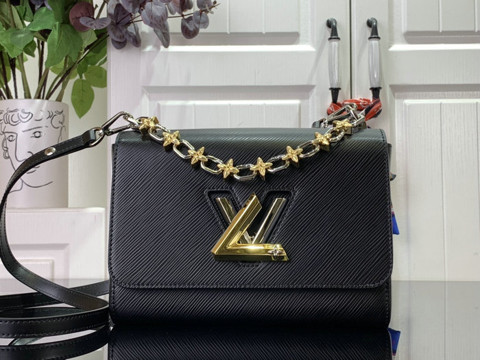 Louis Vuitton Twist MM Black M24044