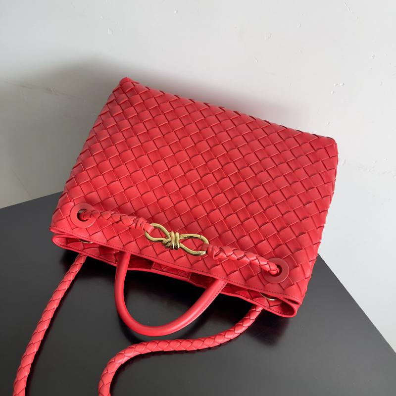 Bottega Veneta Medium Andiamo Tote Bag B743572 Red