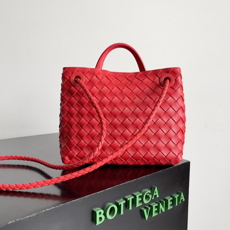 Bottega Veneta Small Andiamo Tote Bag B743568 Red