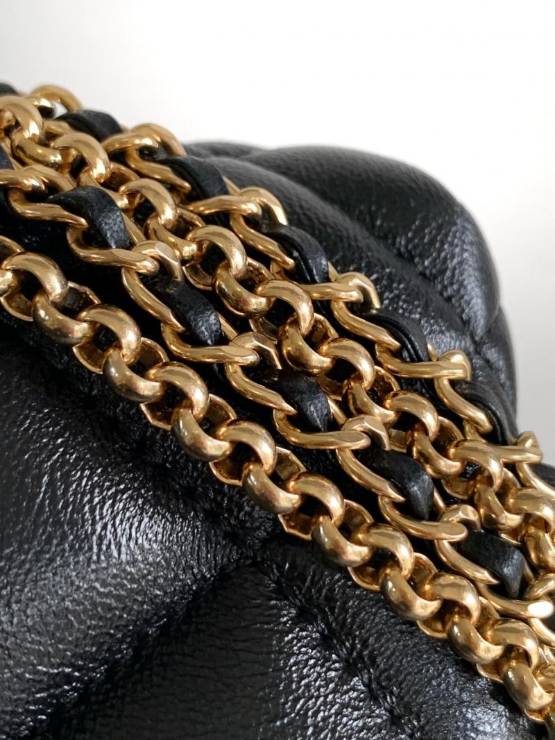 Chanel Chain Hobo Bag Black AS4966