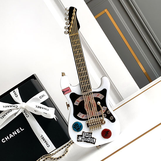 Chanel Guitar Minaudiere AS4955