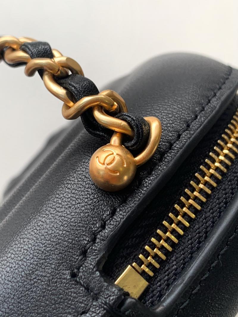 Chanel Lambskin Camera Bag AS2510 Black