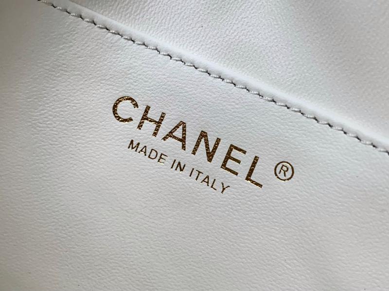 Chanel Lambskin Camera Bag AS2510 White