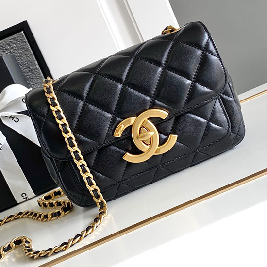 Chanel Mini Flap Bag Black AS5026